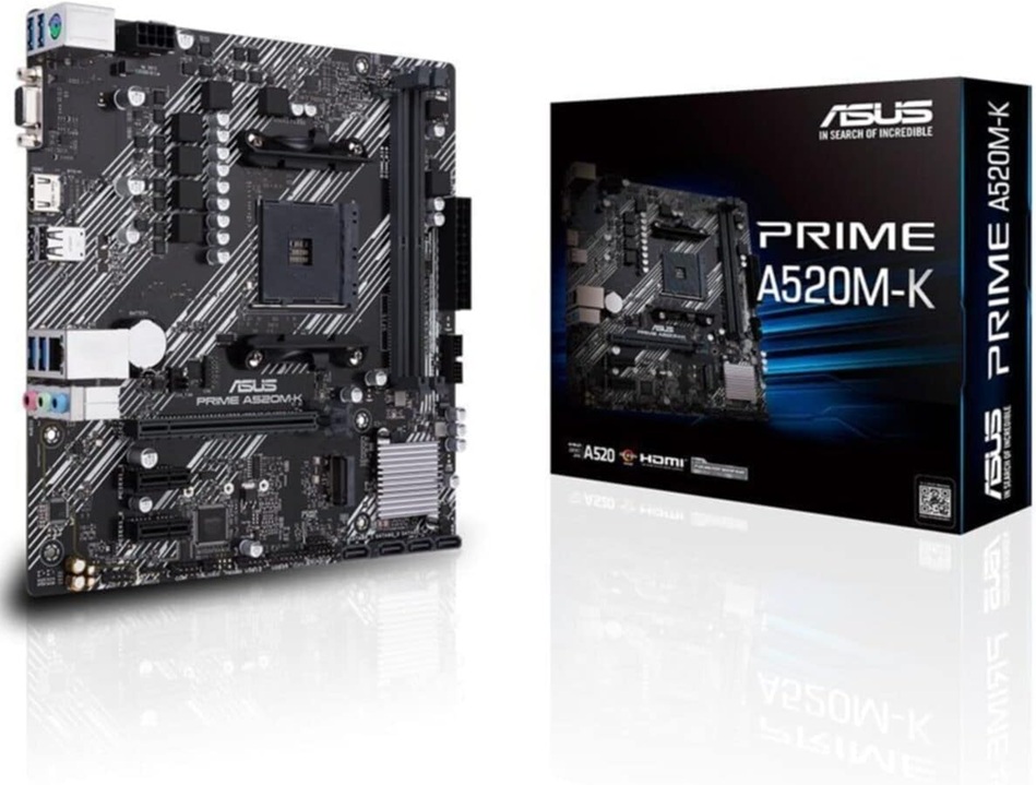 PLACA MAE AM4 ASUS A520M-K PRIME DDR4 M.