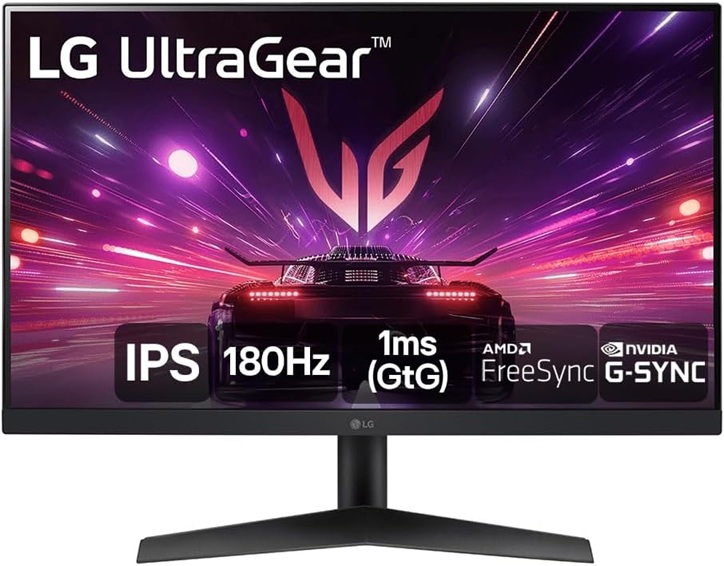 MONITOR LG 24” 24GS60F-B 180HZ 1MS